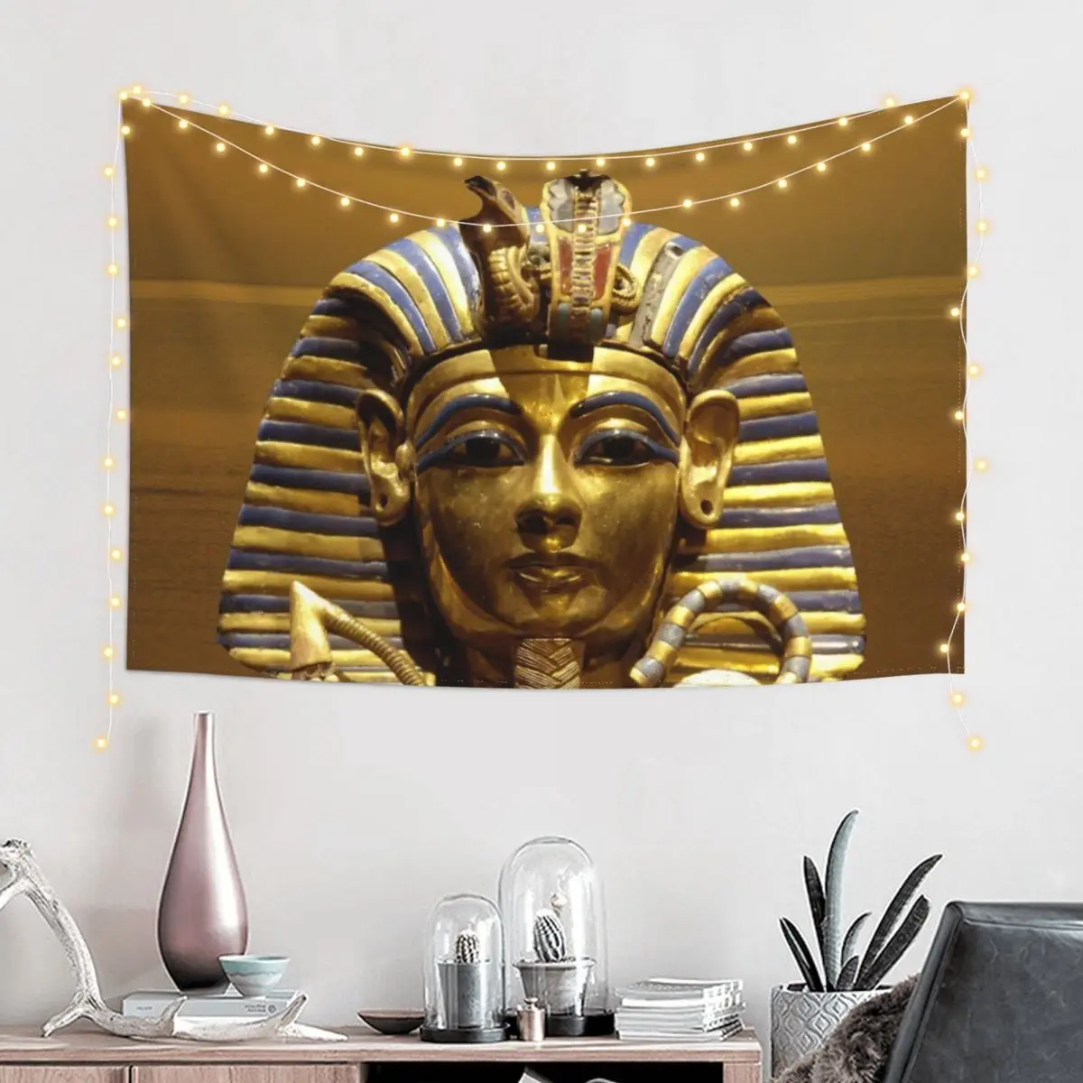 Egypt King Tut Tapestry Decor Home Wallpaper Wall Decor Tapestry