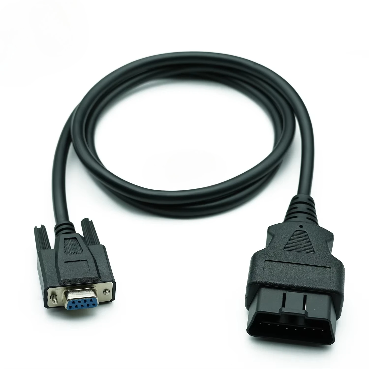 9 Pin Male to Female Diagnostic Cable for Scanner Tool, Vehicle Code Reader Extension Wire for Aftermarket Workshop