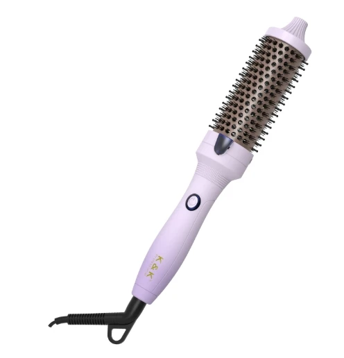 Не требует усилий. Потрясающе надувные и объемные локоны с помощью K&K керамической турмалиновой ионной термощетки. Плойка Hot Bru.