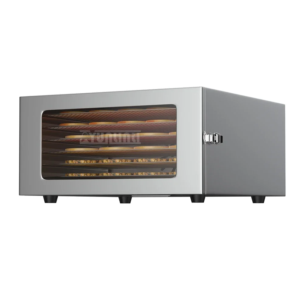 

Household 6-Layer Stainless Steel Food Dryer - Intelligent Air-Drying Machine for Vegetables Meat & Fruits 220V/110V