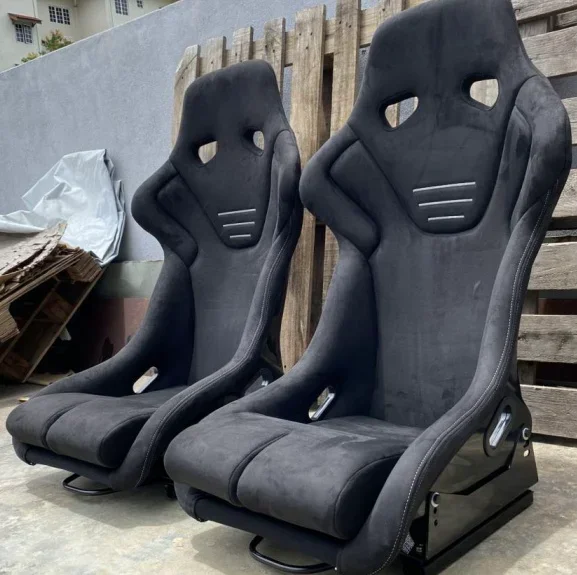 

September Sale Factory Supply Sport Car Seat Cover Set Carbon Fiber Bucket Seats For Racing Car