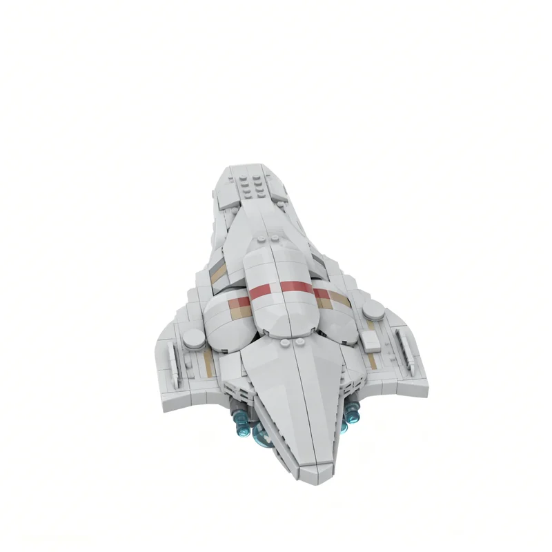 548PCS MOC Space Battle Mon Calamari Shipyards MC80 Star Cruiser Liberty Type Model DIY Assembly Building Blocks Display Gift