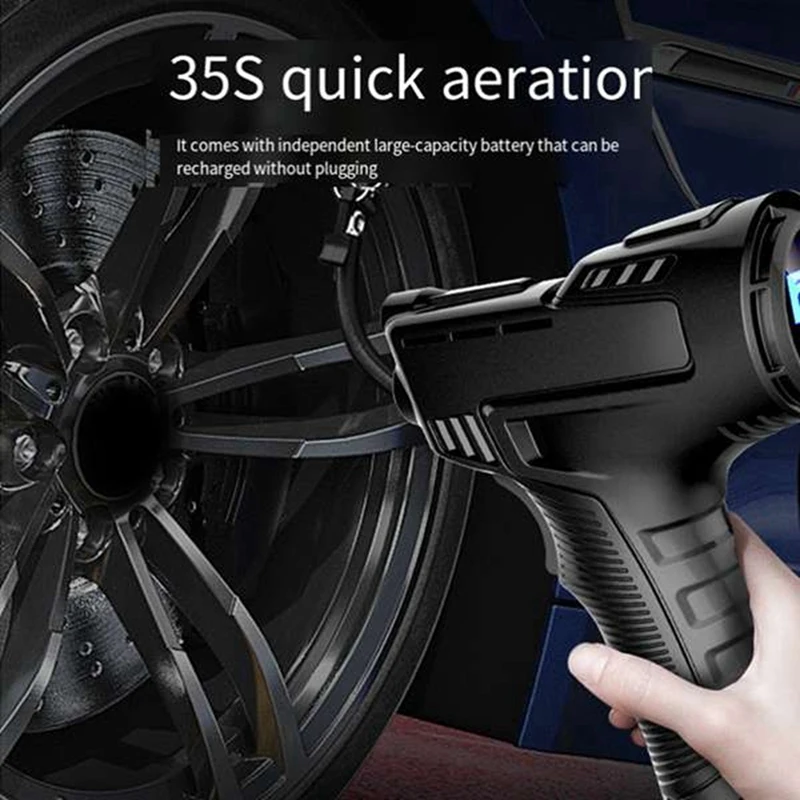 Handheld Air Compressor Inflatable Pump Air Pump Tire Inflator Digital For Car Bicycle Parts