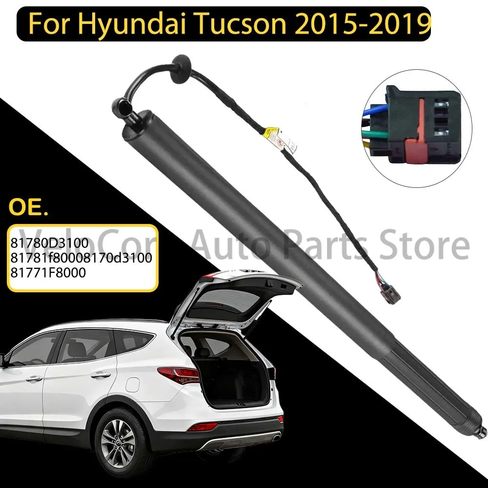 Rear Trunk Liftgate Power Hatch Lift Support Opener For Hyundai Tucson 2015-2019 81770D3100  Electric Tailgate Gas Struts