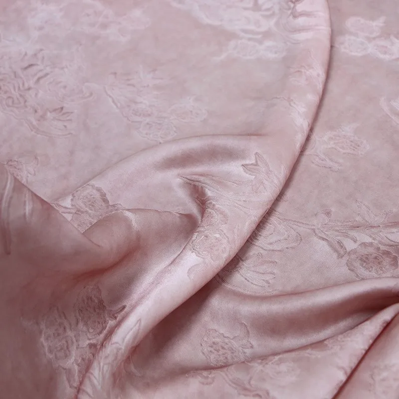 

New Chinese-style simple wabi-sabi style silk jacquard dirt-dyed fabric