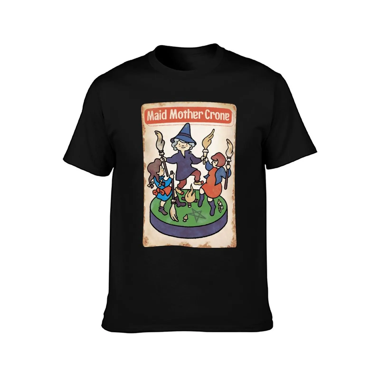 Maid Mother Crone T-Shirt Work Utility Short Sleeve Shirt T-Shirt