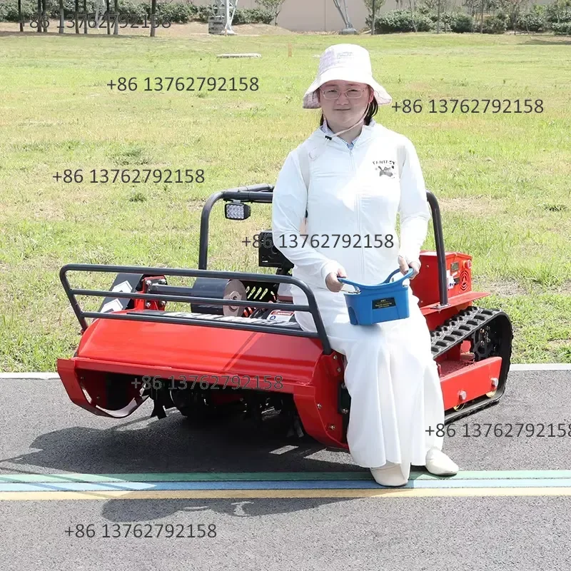 【2026】 Remote Control Lawn Mower for Public Green Spaces Community Gardens RC Slope Mower for Quarry Mining Site Vegetation