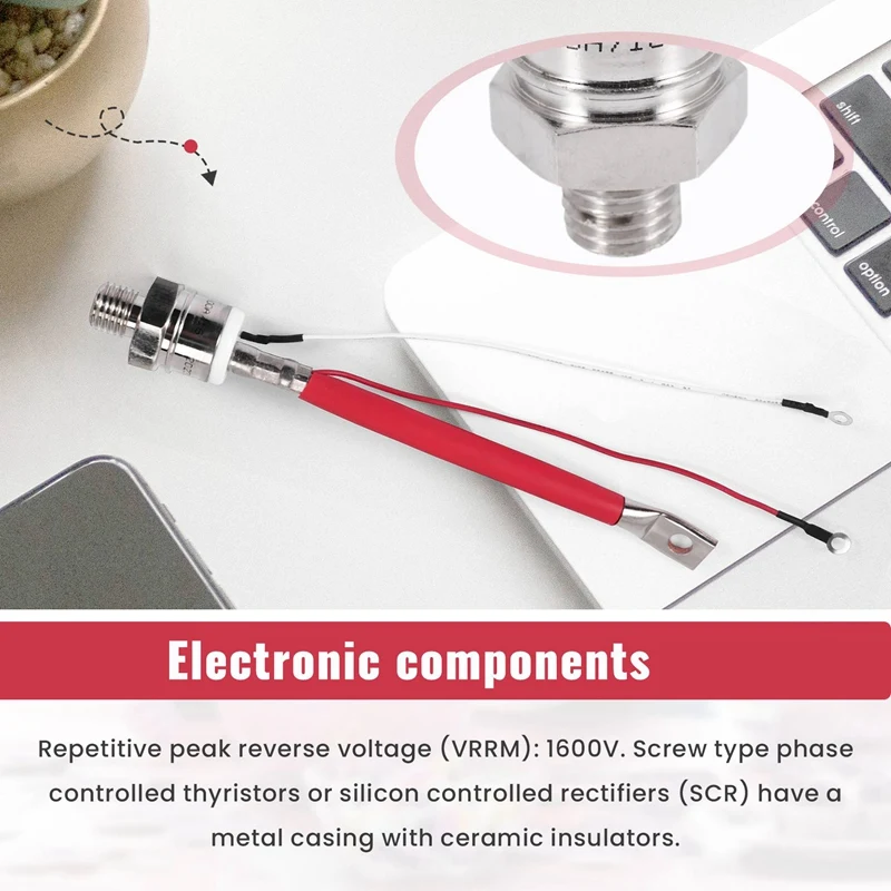 Tiristor de controle de fase do parafuso prisioneiro SCR 100A 1600V KP100A-AB09