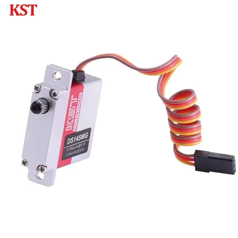 KST DS145MG 6V 5kg 0.12 SEC High Precision Metal Gear Digital Wing Glider Servo for UAV RC Car Robot Arm Boat Helicopter