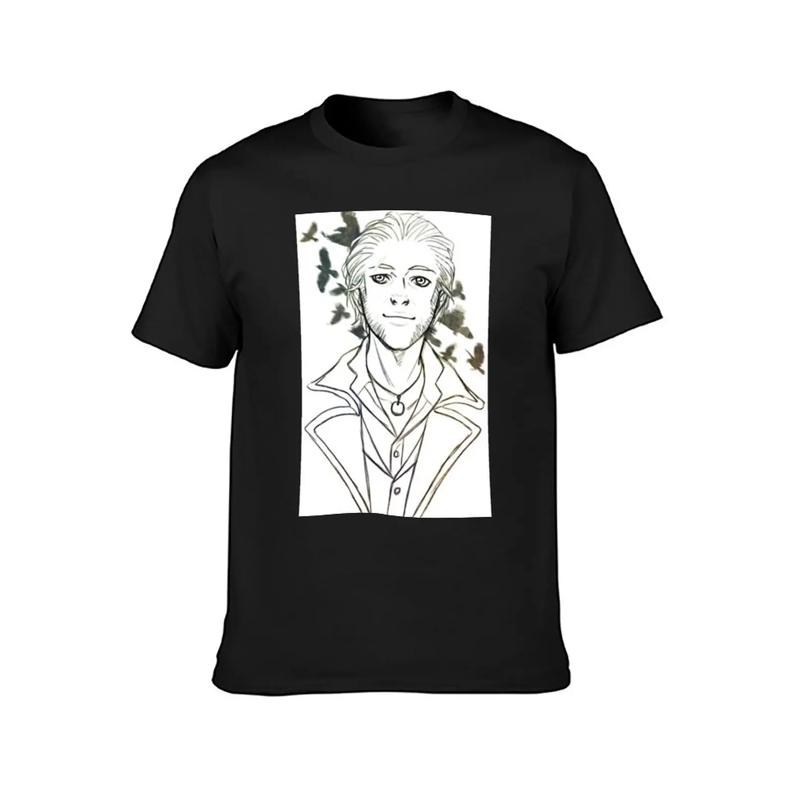 Jacob/The Rook T-Shirt customs design your own quick drying men workout shirt