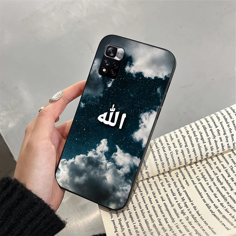 Phone Case For Xiaomi Redmi note 13 12 11 10 Pro 12S 11S 10S Redmi 10 9C 13C 10C Arabic Quran Islamic Muslim Allah