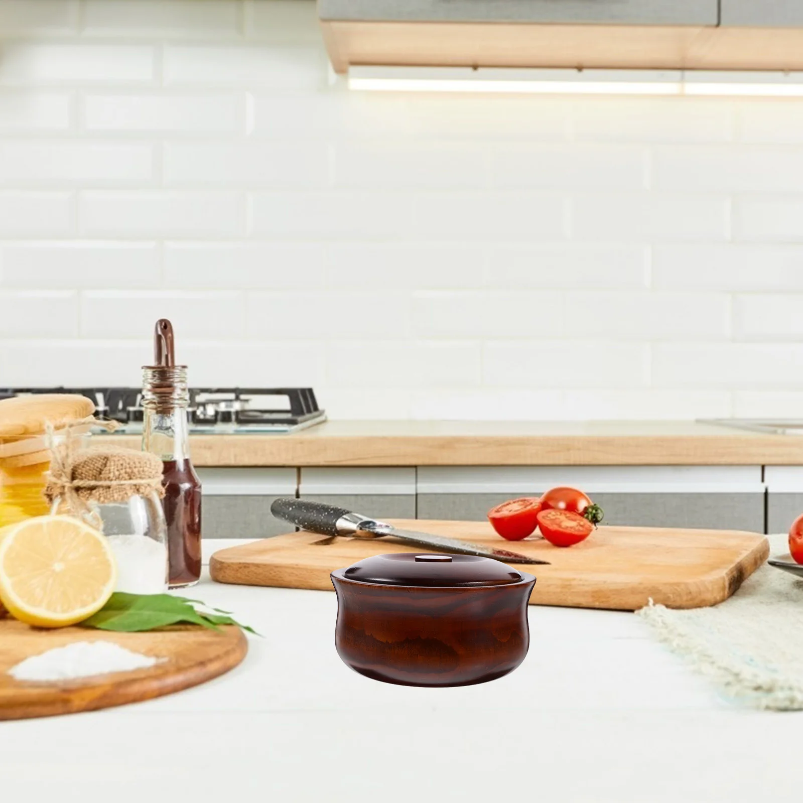 

1Pcs Wooden Serving Plate Solid Wood Fruit Plate Serving Tray Appetizer Platter for Salad Snacks Dessert Candy Storage Food