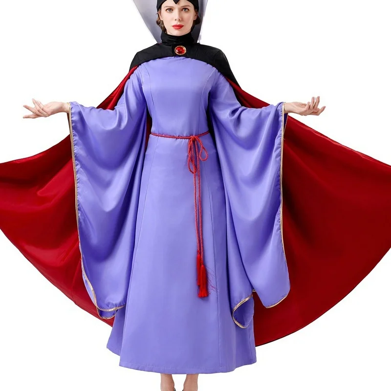 

Новый костюм королевы Белоснежки на Хэллоуин, комплект ролевых растений, женская традиционная одежда, наряд для выступления на сцене