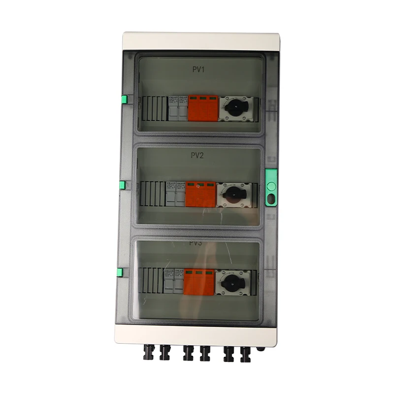 2025 hot sale CNLonQcom 3-3 1000V 32A 3 in 3 Out Plastic Solar PV IP65 Waterproof Box | Durable ABS Material 3 Strings Combiner