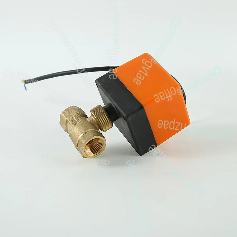 

Электрический двуходовой шаровой кран, электрический клапан Micro DC12V/24V, трубка катушки вентилятора центрального кондиционирования