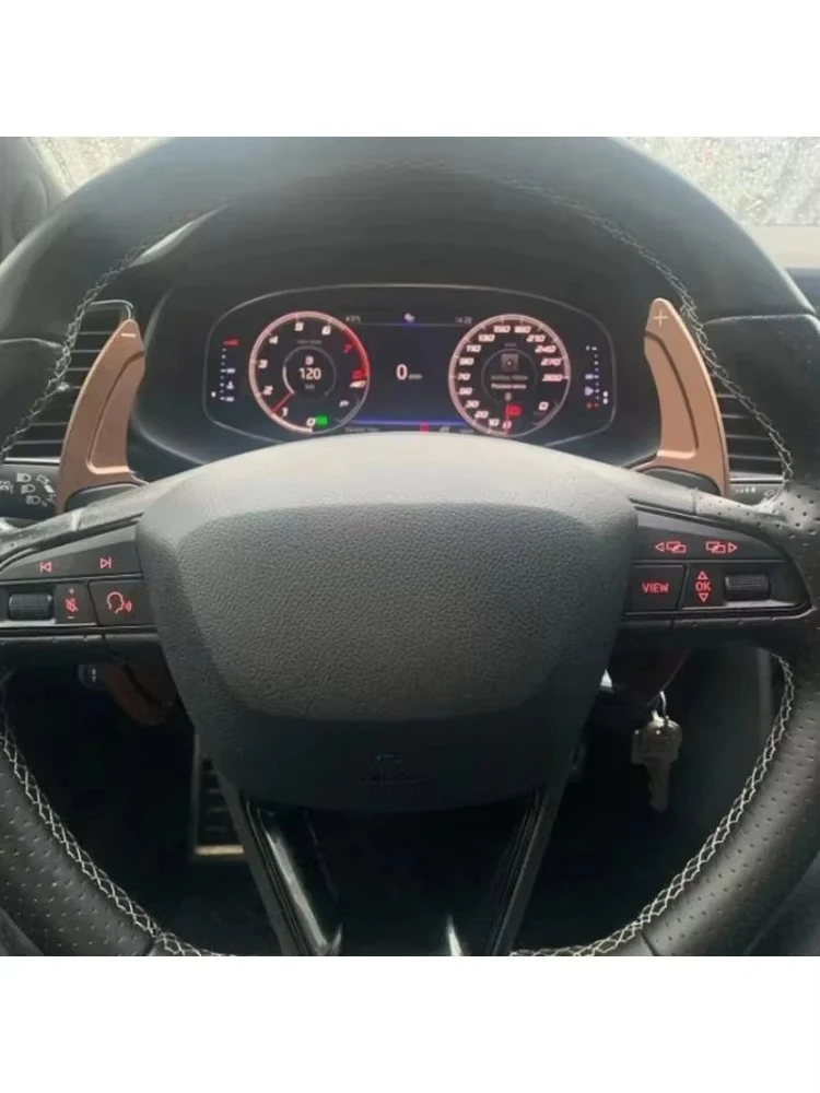Lenkrad-Paddle-Shifter-Verlängerung für Seat Leon Cupra 5F Ibiza 6F Arona Ateca Leon ST Alhambra Aluminium Shift Paddle Blade – Detail 2