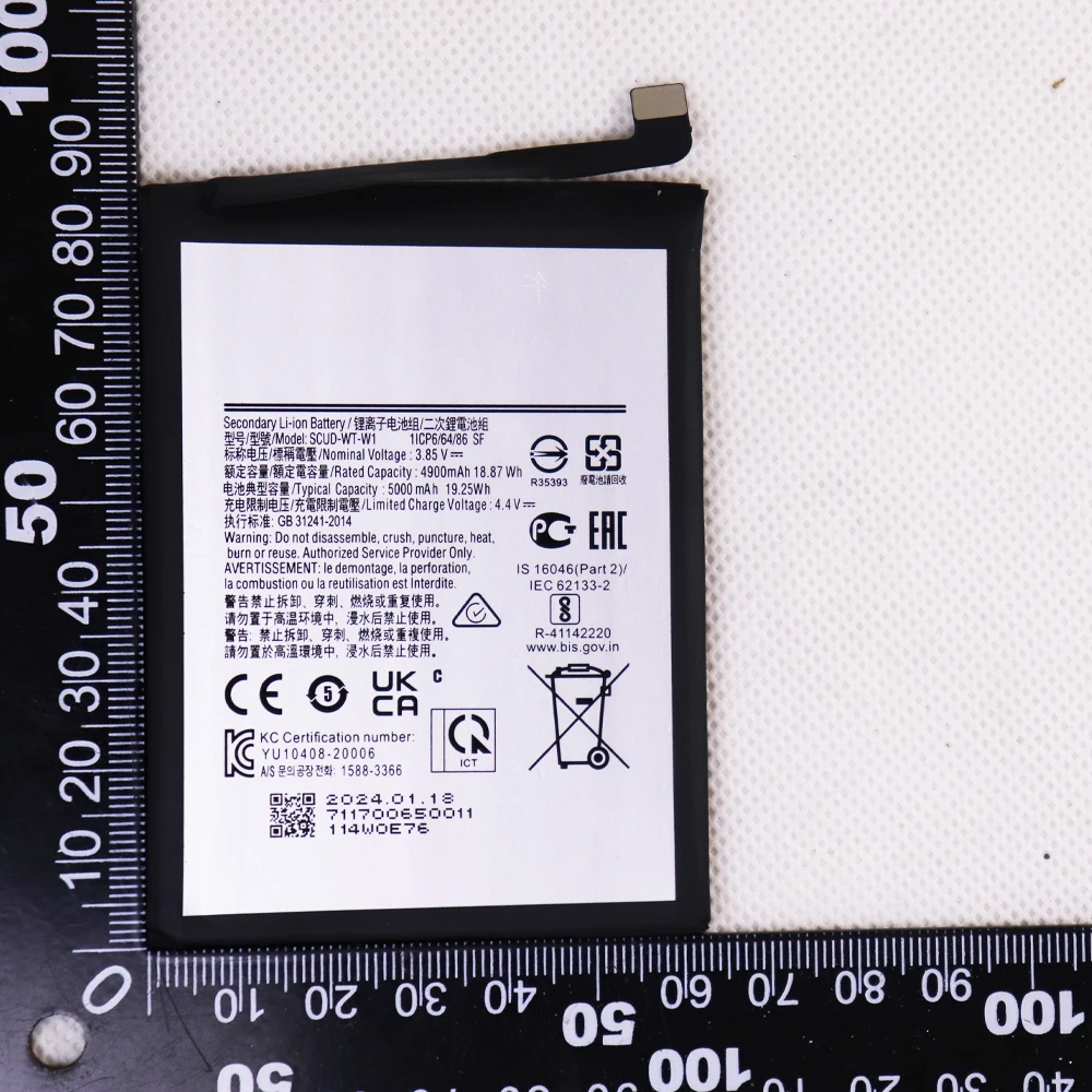 Flash sales SCUD-WT-W1 5000mAh rechargeable batteries For Samsung Galaxyy  A22 5G SM-A226B F42 5G A14 5G+free tools image 6
