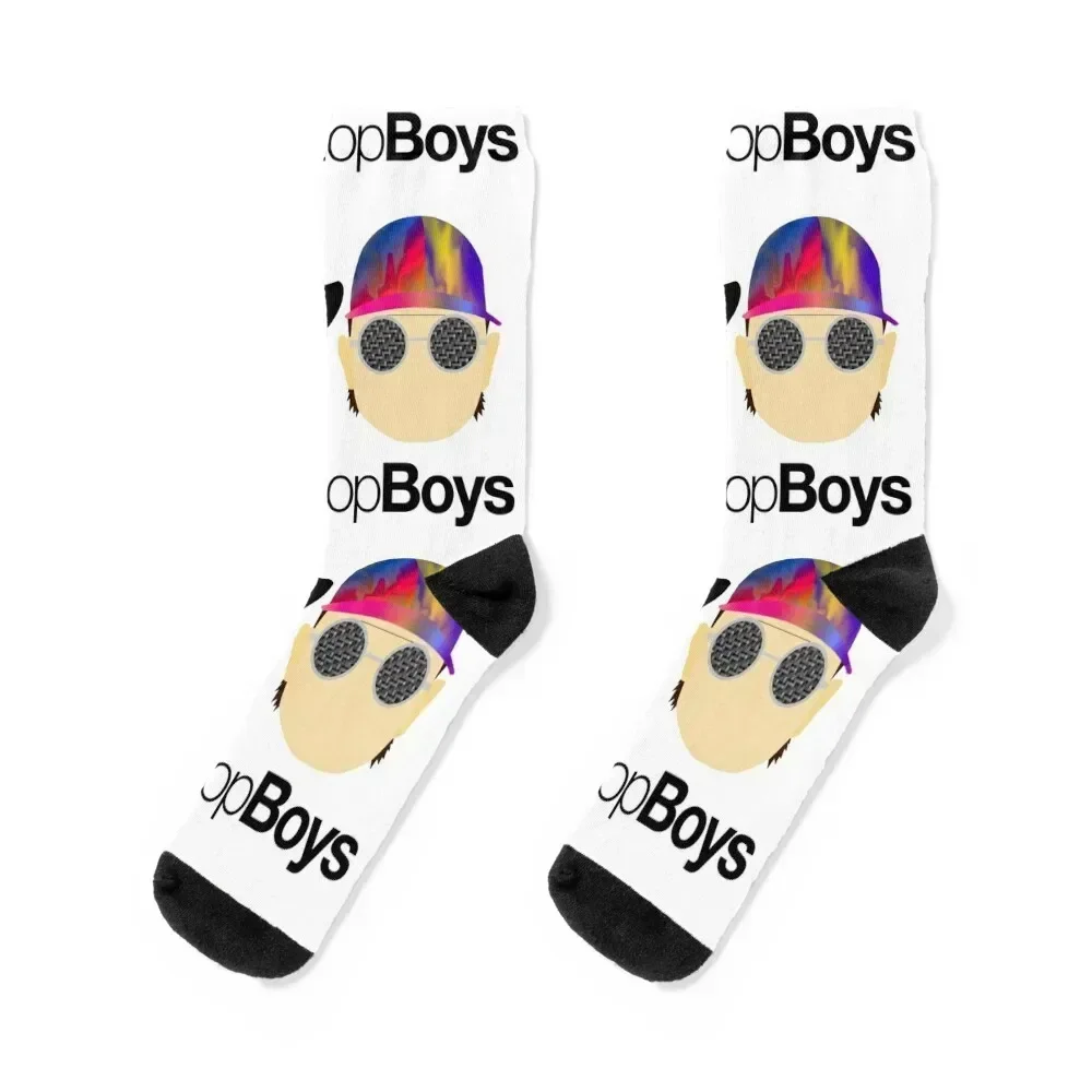 

THE POUND SHOP BOYS by LAURA HOPKINSON Socks man sport designer brand with print Socks For Women Men's