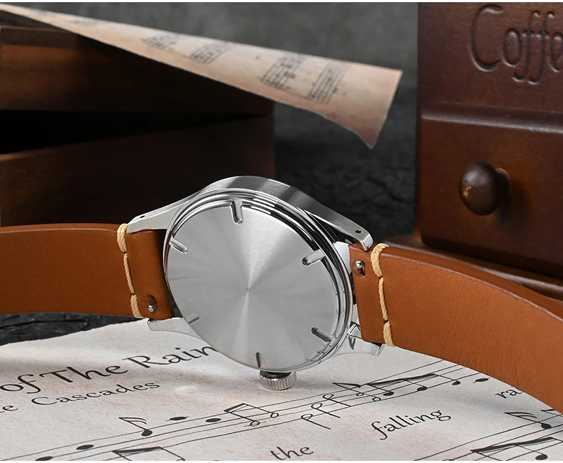 San Martin Мужские роскошные часы 38,5 мм Пилотные часы Автоматические механические наручные часы 10ATM Водонепроницаемые NH35 Сапфир BGW-9 Светящиеся