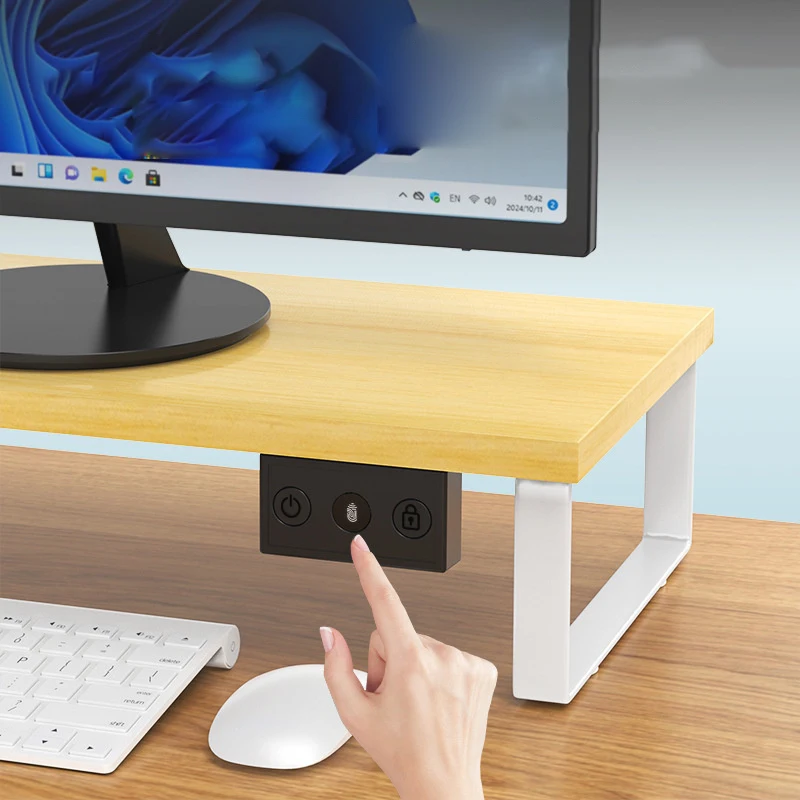 

USB-модуль считывания отпечатков пальцев для Windows 10 11, биометрический сканер, кнопка включения, выключения, навесной замок, модуль разблокировки отпечатков пальцев