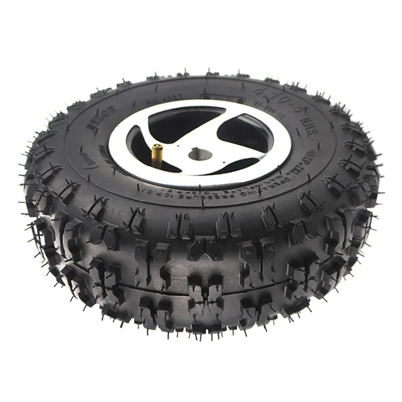 High quality wear-resistant tire 4.10-4 17mm/19mm keyway and wheel tire inner tube off-road tread tire kit
