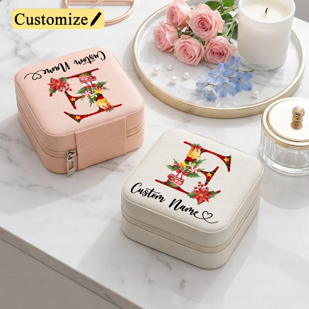 Personalized Name Christmas Jewellery Storage Box