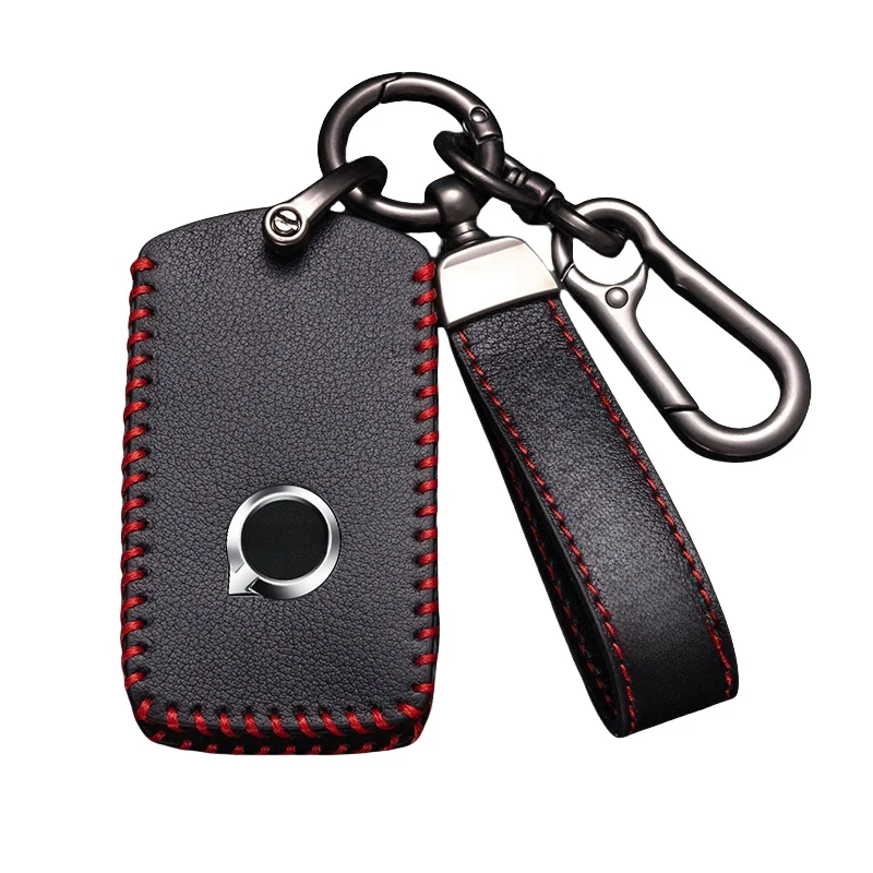 

Fashion Oli Leather Car Key Case Cover for Volvo S60 S90 XC40 XC60 XC90 V60 V90 T6 T8 Auto Key Shell Protection Accessaries