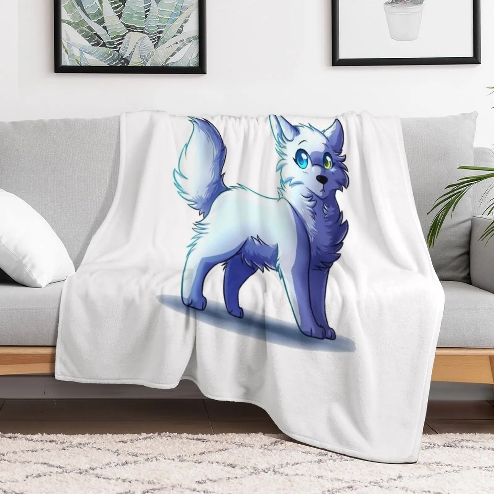 New Cat Lumine - webtoon fanart Throw Blanket Thermal wednesday Blankets