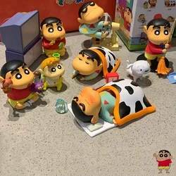 Anime Cartoon Crayon Shin-Chan Daily Series Handmade Figurines Desktop Decoration Car Decorations Kawaii Toys Kids Birthday Gift