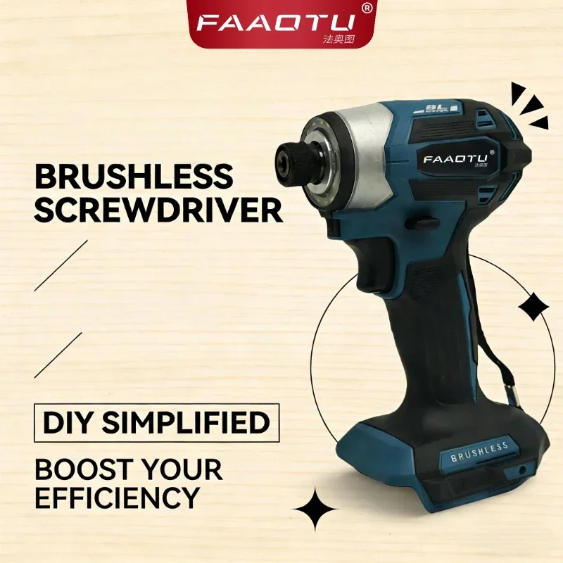 FAAOTU173 Brushless Power Driver -Equal to MT Quality, Efficient for All Fastening Tasks Compatible with MT batteries NO battery
