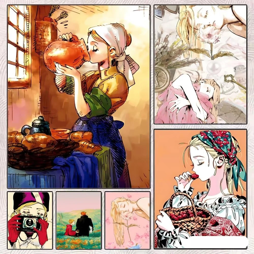 Diamond Painting Vintage Romantic Anime V-Veil Mosaic Handmade Artwork Full Round/Square Diamonds Gift Home Decor