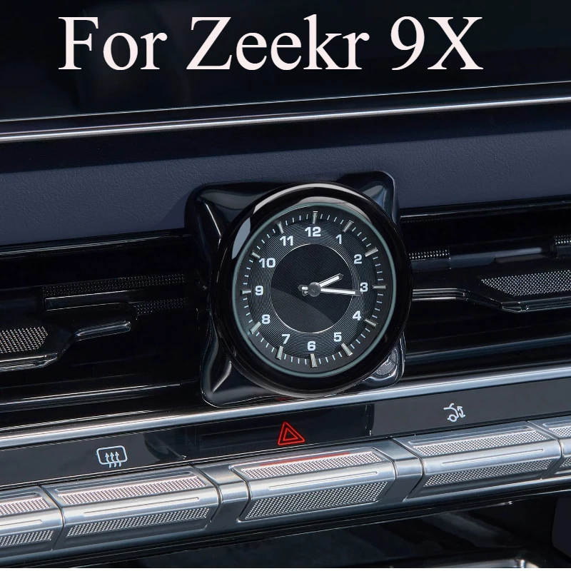 For Zeekr 9X Dashboard Clock Quartz Watch – Premium Car Interior Analog Clock with Sapphire Crystal Dial, Classic Round Design