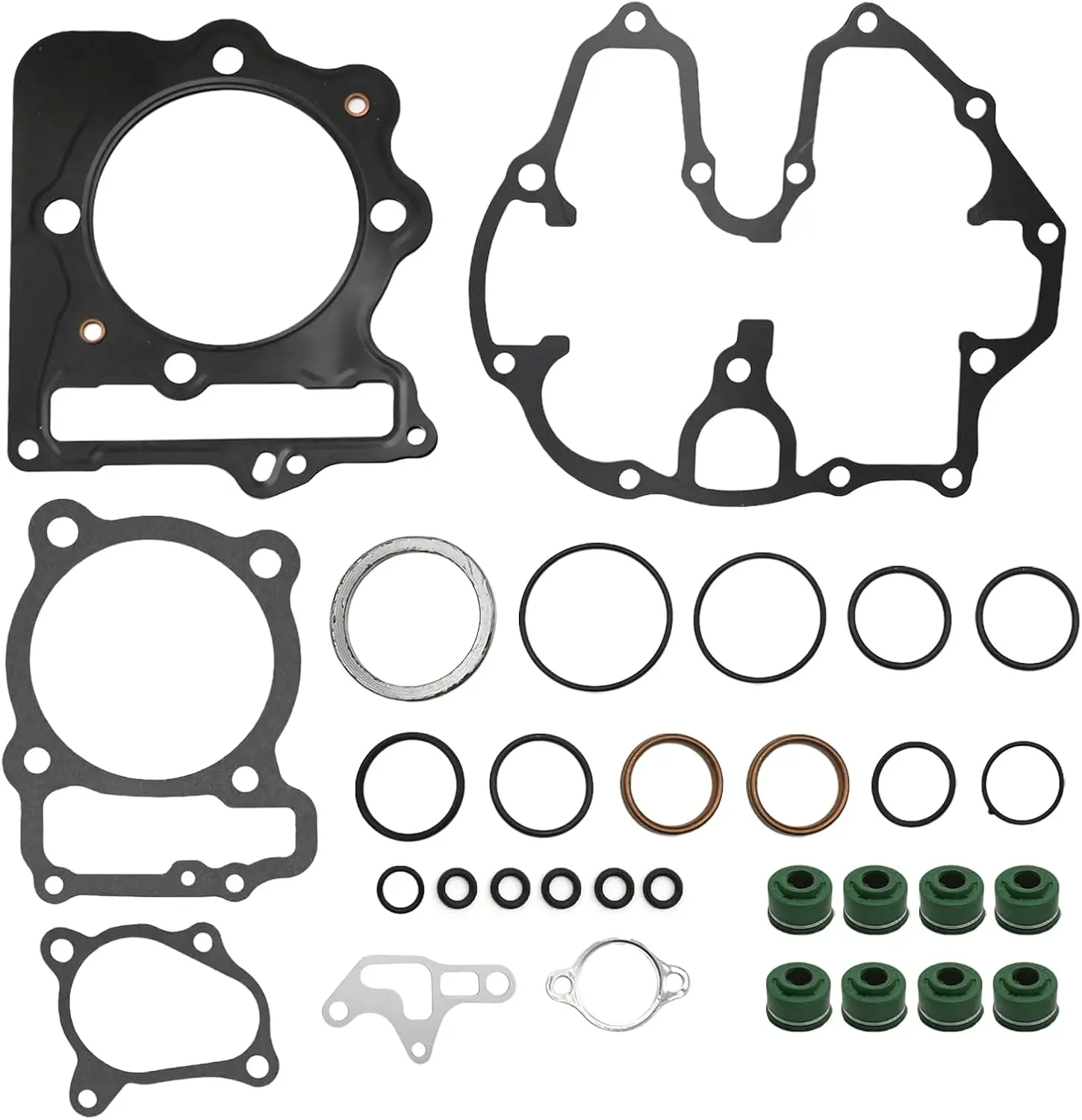 30 Pcs Top End Head Gasket Kit, Replacement for Honda TRX 400EX 1999-2014