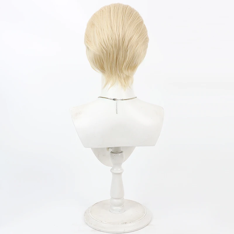 Anime Fate Zero Kayneth El-Melloi Archibald Parrucca Cosplay Halloween Party Prop Fibra sintetica resistente al calore per capelli + Protezione per parrucca