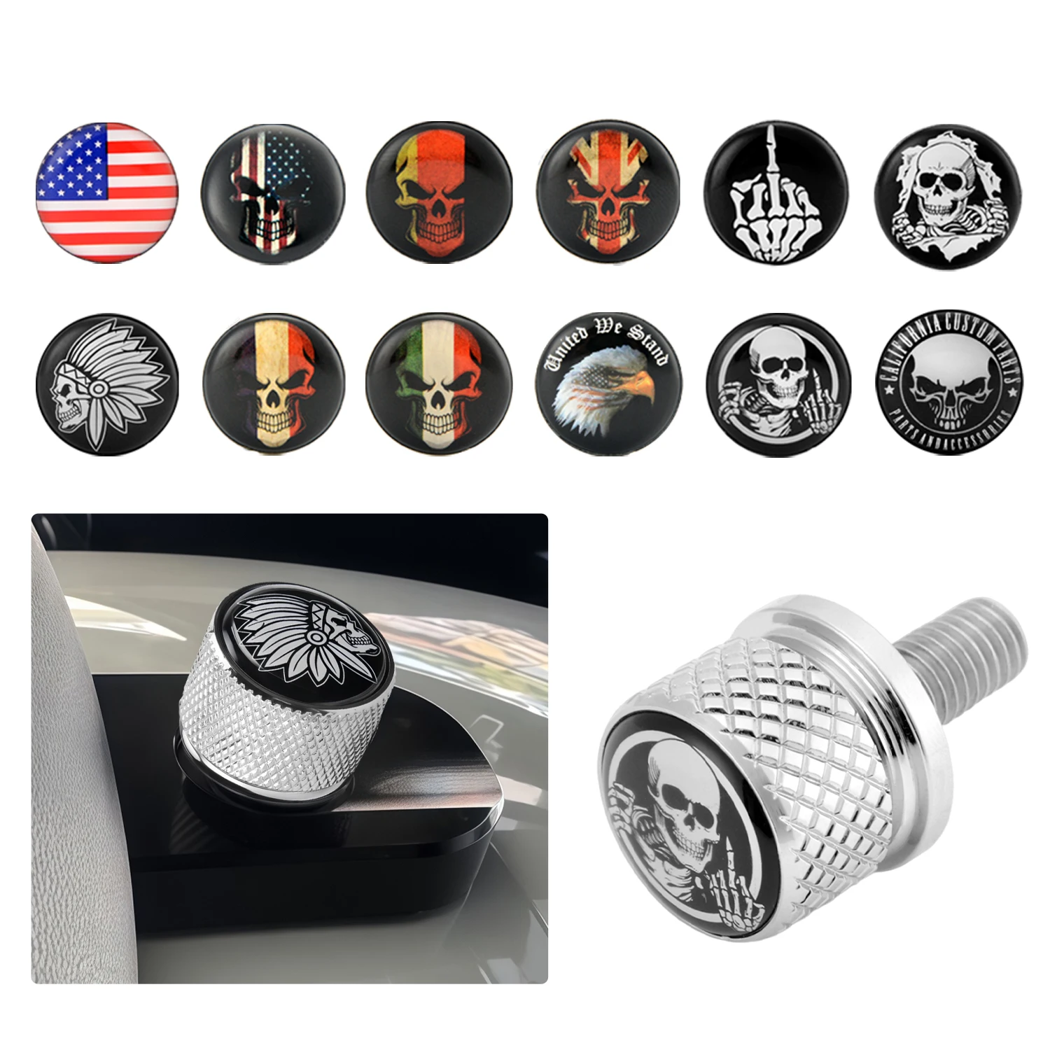 

Motorcycle Accessories Fender Rear Seat Bolt Quick Screw For Harley Touring Electra Glide Road Glide Street Glide Tri Glide Dyna