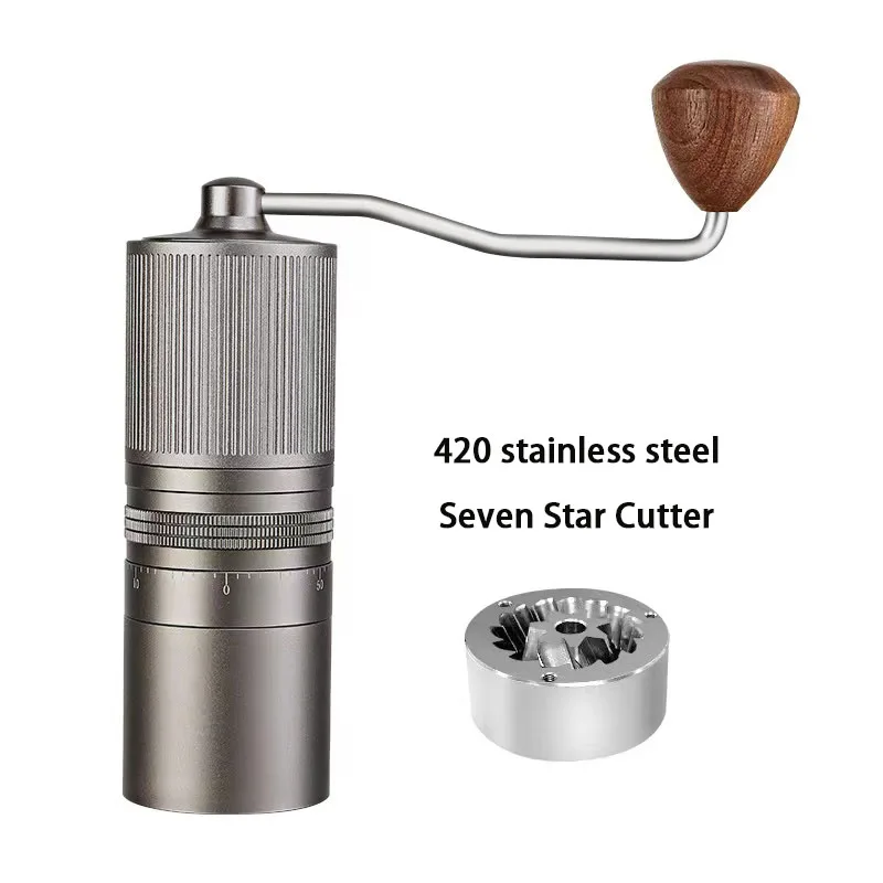 

Magiclove Manual Grinder Burr Grinder Kitchen Grinding Tools Mini Bean Milling Stainless Steel Adjustable Coffee Bean Mill 20g