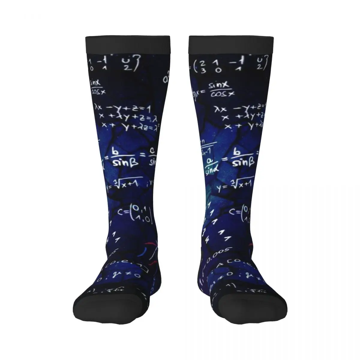 Mathematics Mathematical Formulas Print Socks Harajuku Business Sports Outdoor Long Sox