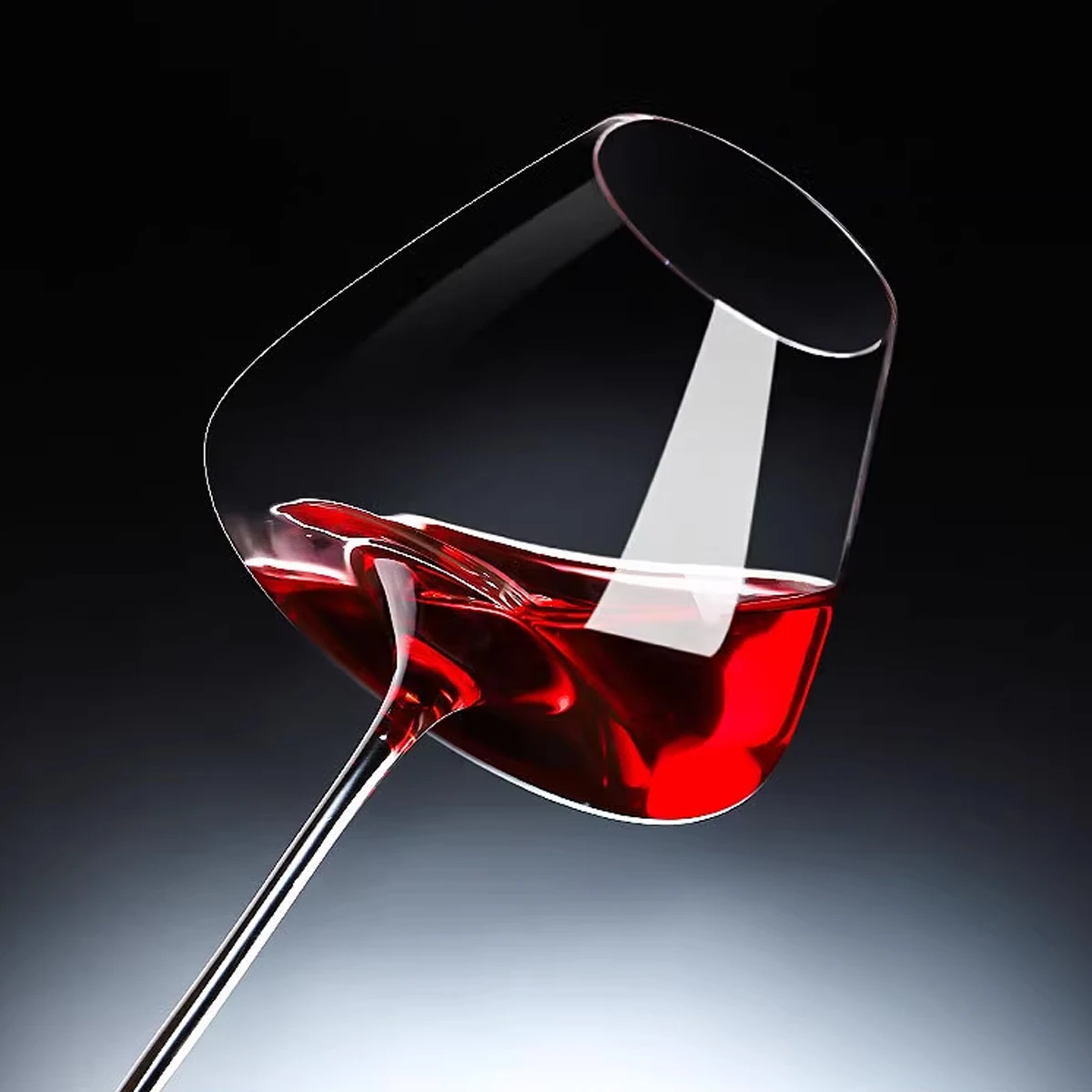 2 piece 600ml Burgundy Red Wine Glass Goblet Glass Wine Glass Big Belly Wine Glasses