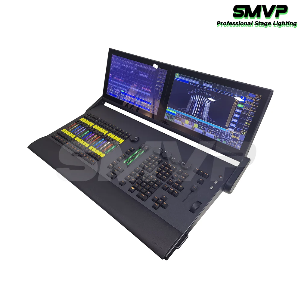 New Electric Push Rod Stage Controller Command Wing DMX With Flight Case Latest Stage Lighting Controller For Disco DJ Nightclub