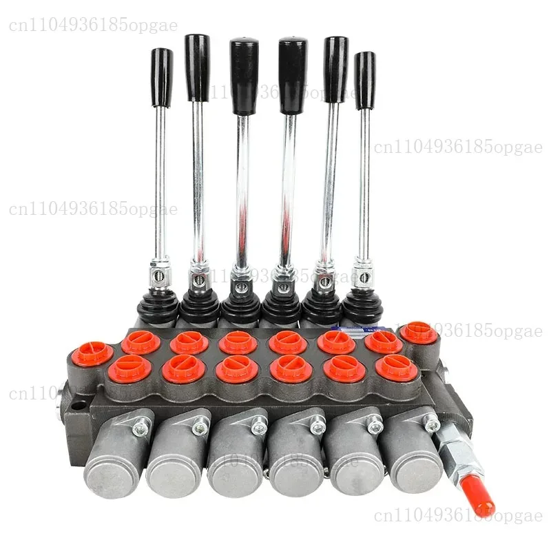 Hydraulic Multi-channel Manual Reversing Valve Integral Mechanical Parts Single Two-way Reset Positioning Valve
