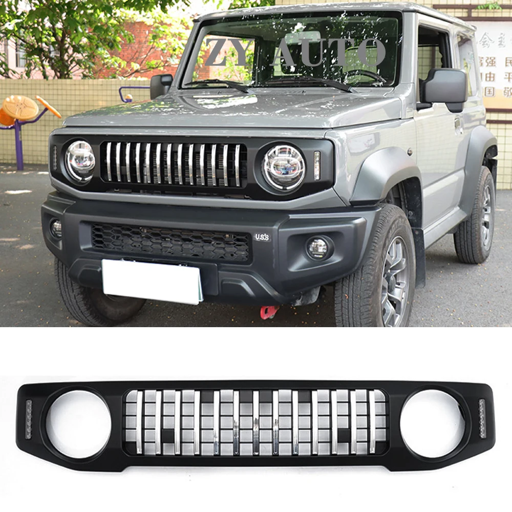 

For Suzuki Jimny JB64 JB74 2019 20 21 22 23 24 25 Car Front Grille Decoration Racing Grills Exterior Modifition Accessories