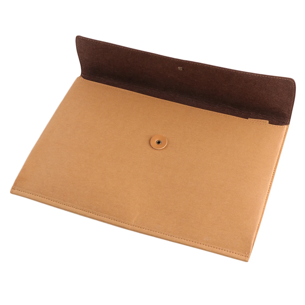 Bolso de arquivo de papel kraft saco de arquivamento à prova dwaterproof água organizador de documentos amarelo para escritório viagem escola casa saco de papel