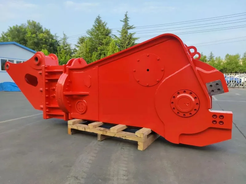 Double Cylinder Hydraulic Shear Scrap Car Metal Shearing Cutting Machine Hydraulic Double Cylinder Hydraulic Shear for Guyana