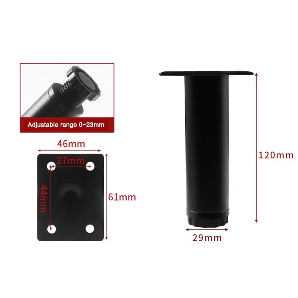 

Metal Furniture Legs Replacement Wear-resistant Cabinet Legs Adjustable Anti Scratch Nightstand Storage Box Leg