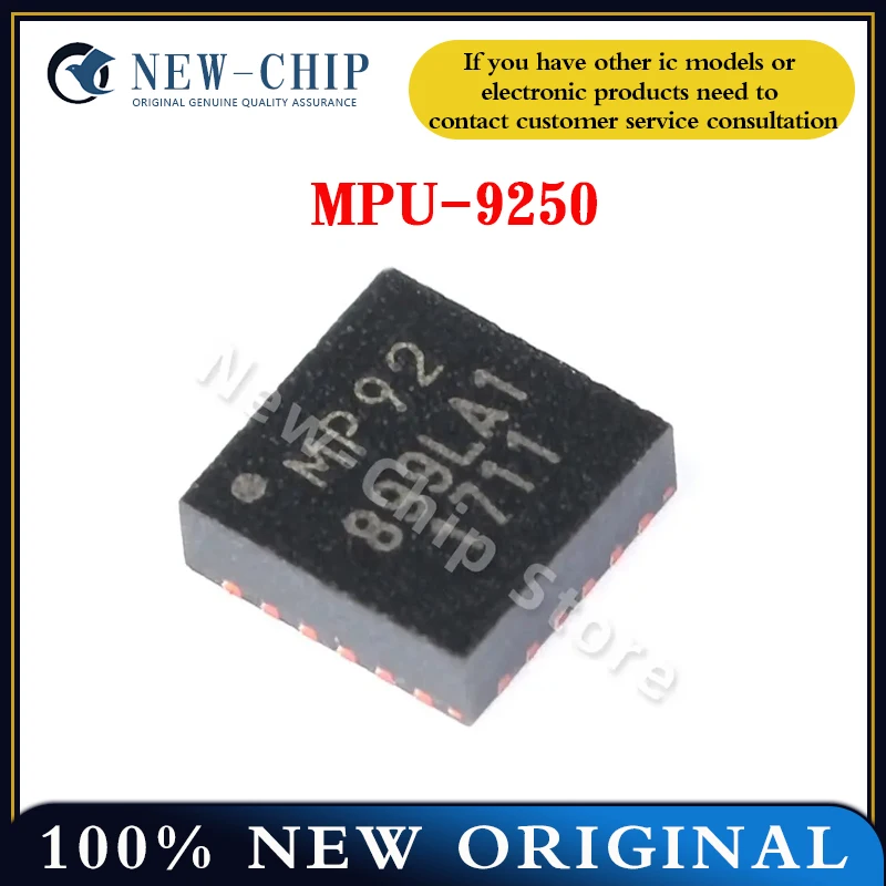 1PCS-20PCS/LOT   MPU-9250  Screen printing  MP92 QFN-24 Accelerometer Gyroscope magnetometer 9-axis attitude sensor New original