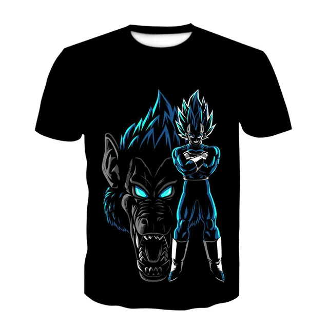 Dragon Ball Tshirt Men Women Cartoon Baby Kids Boys Girls Short Sleeves Summer Clothing Goku Vegeta Cartoon Print Tee