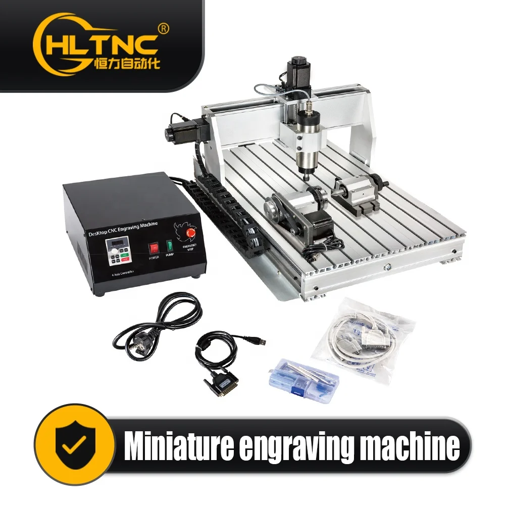 Stroke 400*570*75mm 2400RPM 6040 800W ER11 3 Axis CNC Router Machine Mini CNC Router CNC Router Machine For Wood