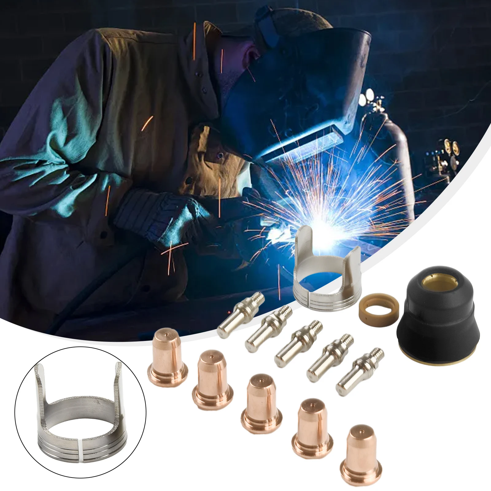 port-cargo-tip-kit-electrode-plasma-torch-stable-performance-ti-pc-ti-pc65-protective-cover-torch-plasma-torch