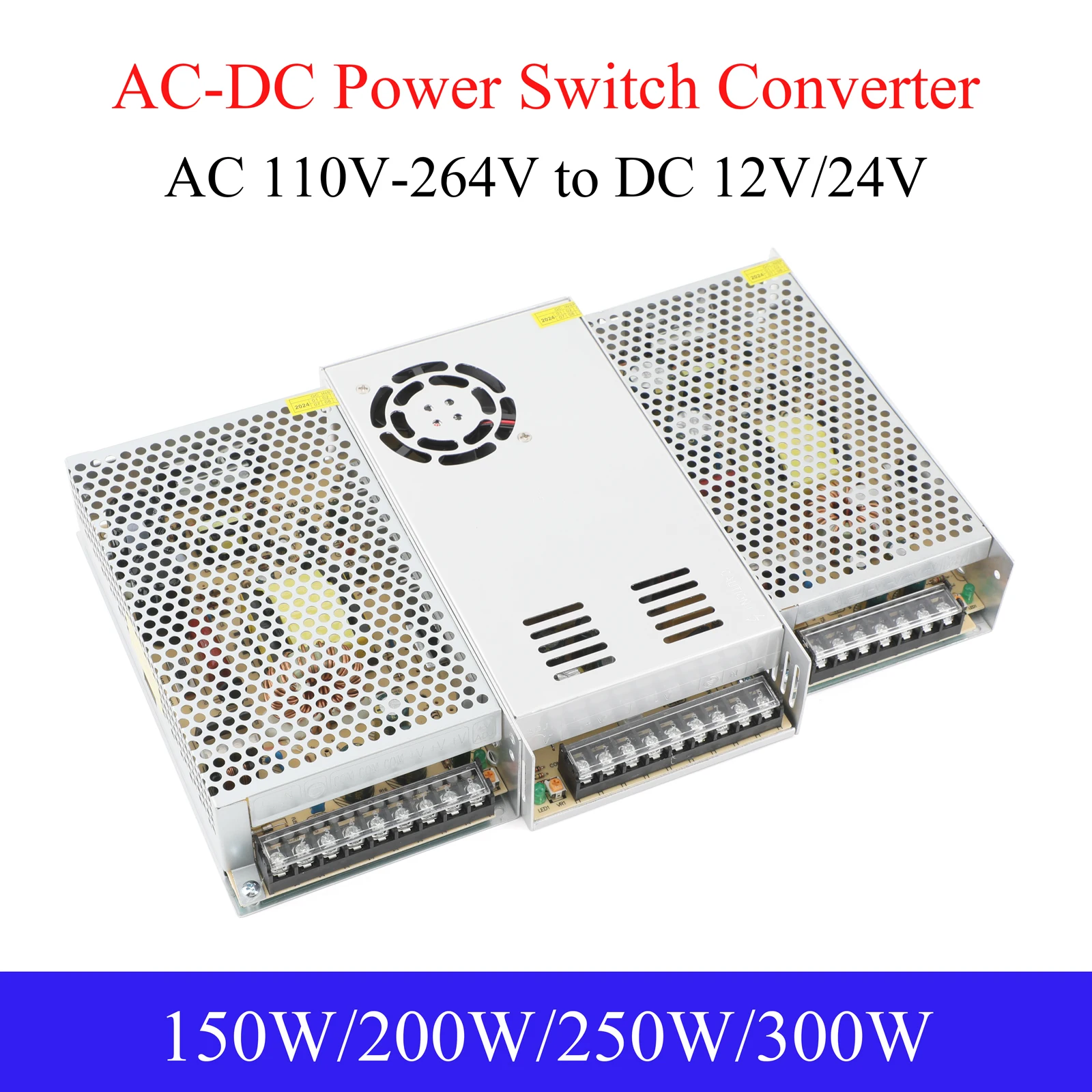 US AC 110-264V to DC 12V Switching Power Supply Source Indoor Power Switch Adapter 360W for LED Strip Light