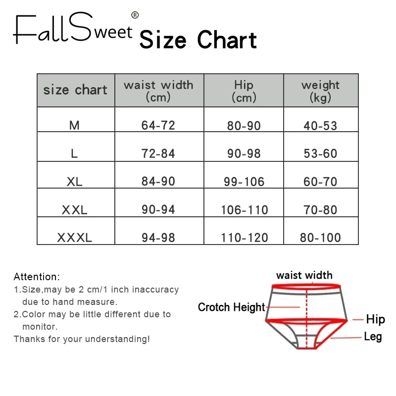 FallSweet 5PCS/set Women’s Cotton Panties Seamless Plus Size Briefs Solid Underwear Soft Breathable Underpants Female Lingerie - Image 6